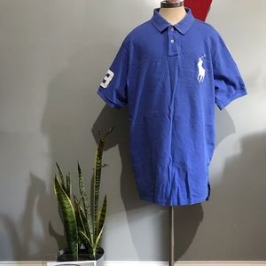 Ralph Lauren blue polo shirt size XXL big pony